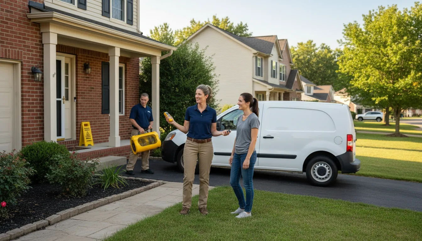 Water restoration image for Home Water Damage Repair in Lake Milton, OH